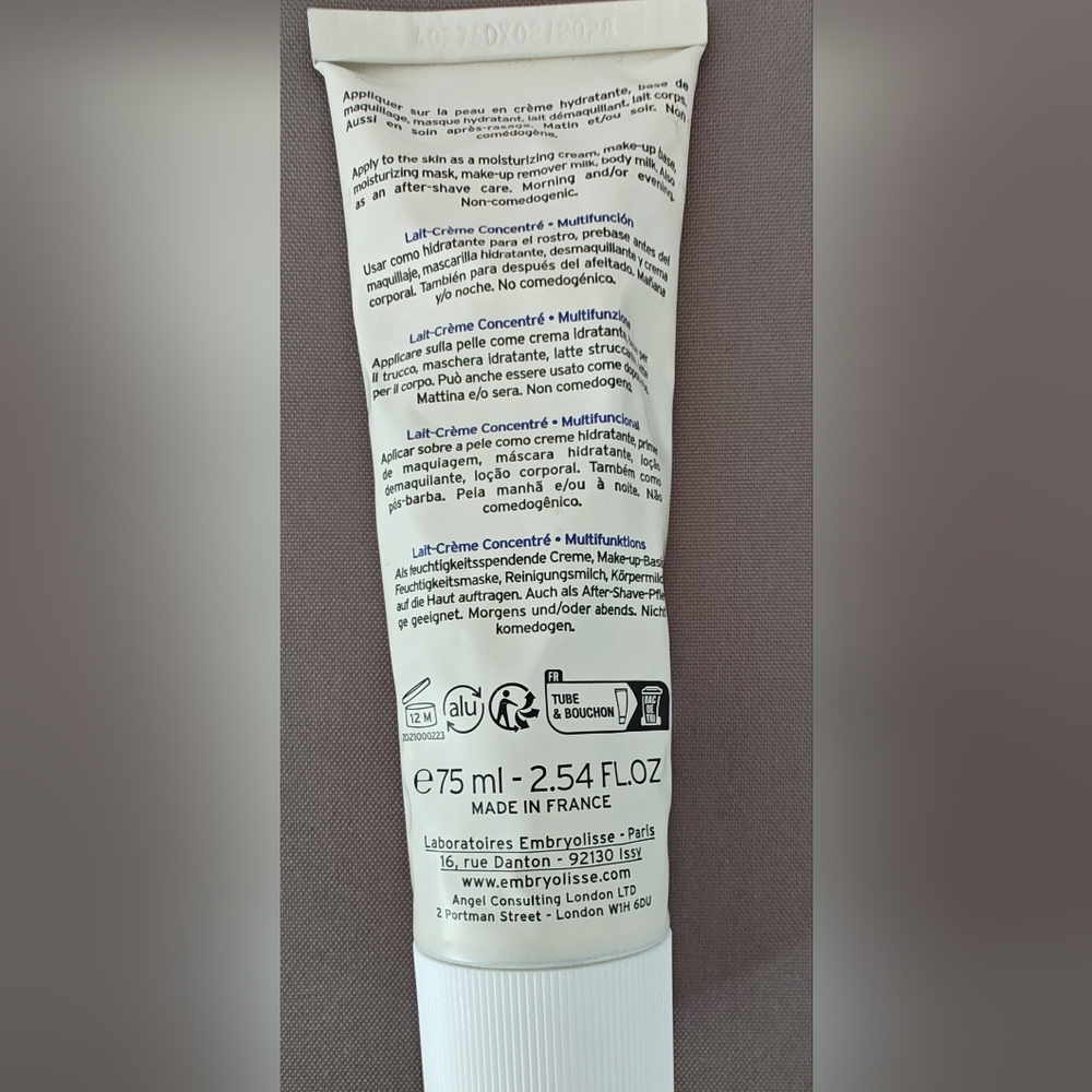 Lait-Creme Concentre  Moisturizing Skincare Cream - Picture 2 of 2